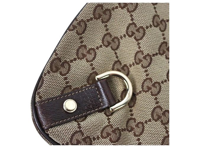 Gucci Abby Canvas Hobo-Tasche mit D-Ringen - Ansicht 9