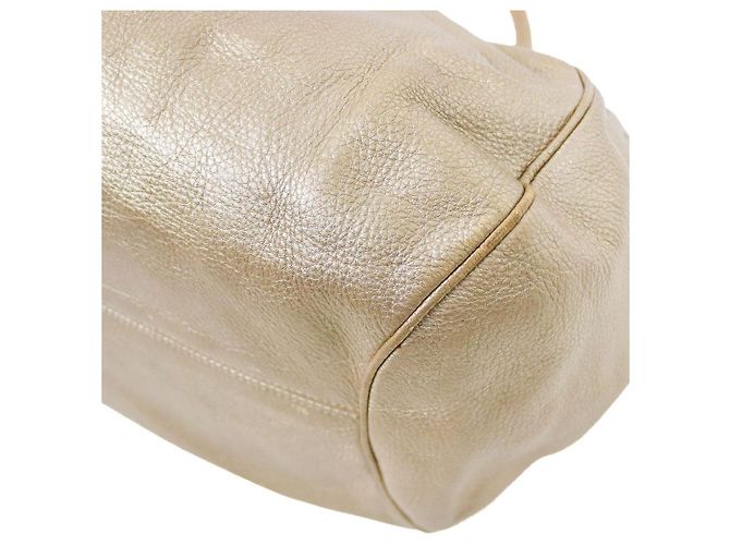 Salvatore Ferragamo Borsa a tracolla Gancini Gold Beige - vista 6