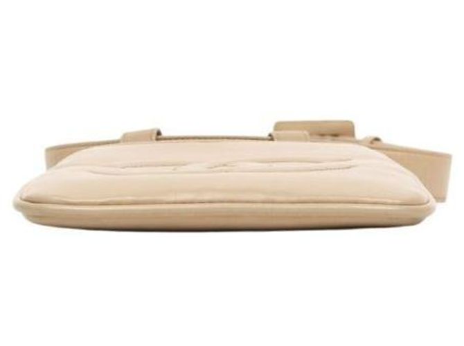 Chanel CC Gürteltasche Beige Leder - Ansicht 3