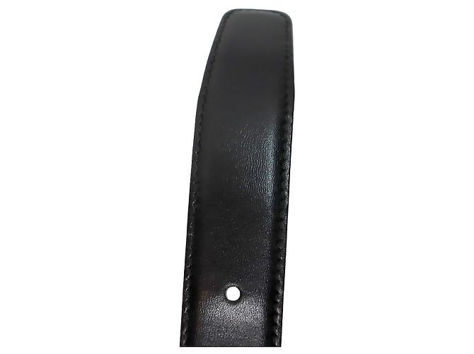 Céline Cintura in pelle nera e oro - vista 3
