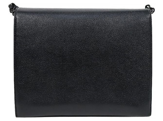 Salvatore Ferragamo Borsa a tracolla con patta Gancini nera - vista 3