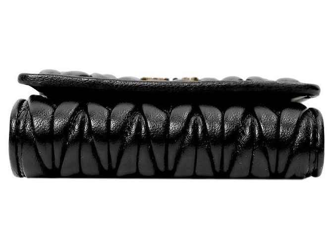 Miu Miu Portafoglio Matelassé Nero - vista 4