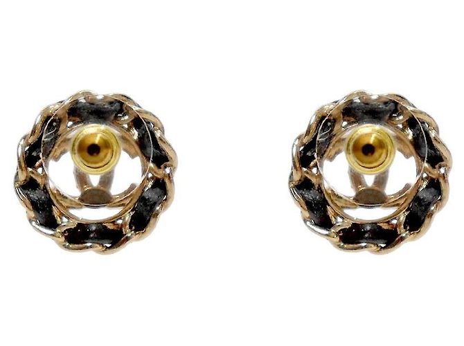 Chanel Orecchini CC Cubic Neri - vista 3