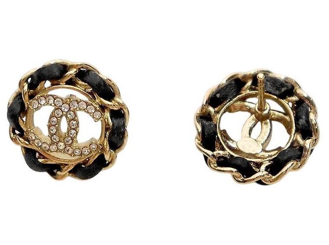 Chanel Orecchini CC Cubic Neri - vista 4