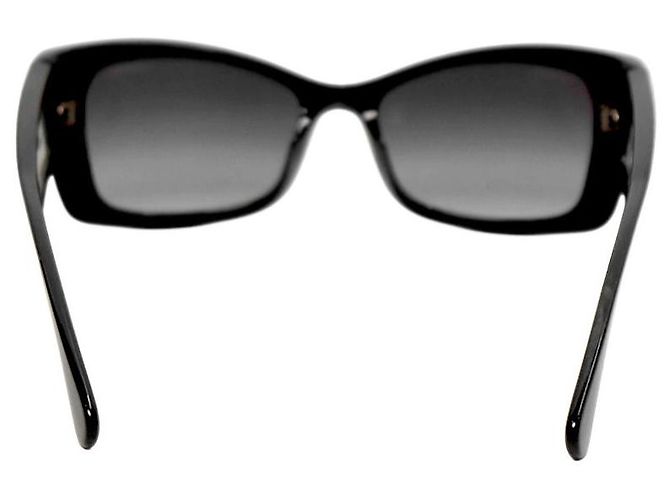Chanel Gafas de sol cuadradas negras - vista 3