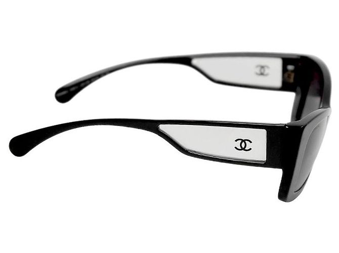 Chanel Gafas de sol cuadradas negras - vista 4