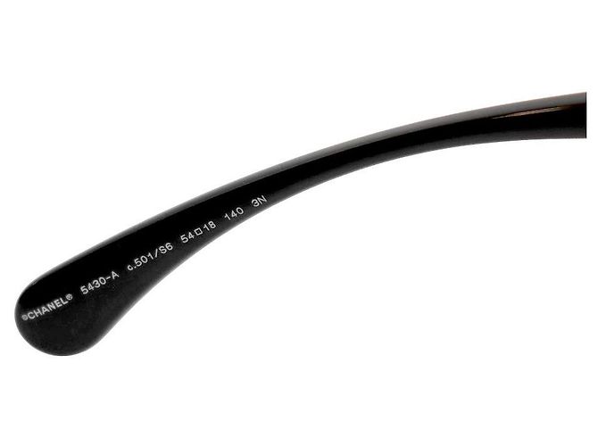 Chanel Gafas de sol cuadradas negras - vista 6
