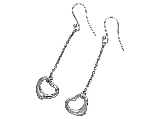Tiffany & Co Pendientes Open Heart de plata - vista 4