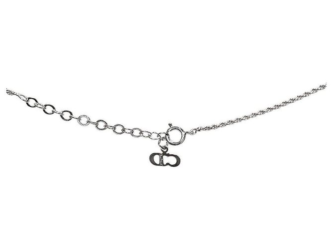 Collar Dior plateado - vista 3