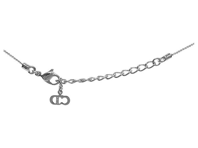 Dior Vertical CD Silver Halskette - Ansicht 4