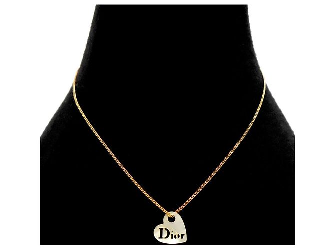 Dior Collana a cuore in madreperla e oro - vista 5