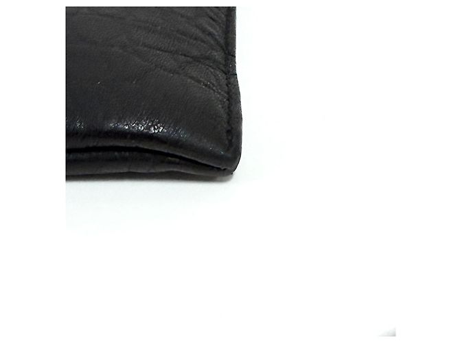 Autre Marque Clutch con tracolla in pelle Monogram Nero - vista 8