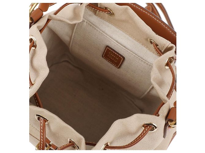 Miu Miu Leinwand-Leder-Rucksack - Ansicht 8