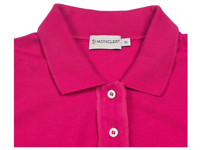 Vestido sin mangas Moncler rosa de algodón - vista 4