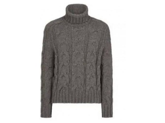 Tom Ford Baby YAK Rollkragenpullover mit Zopfstrick - Ansicht 3