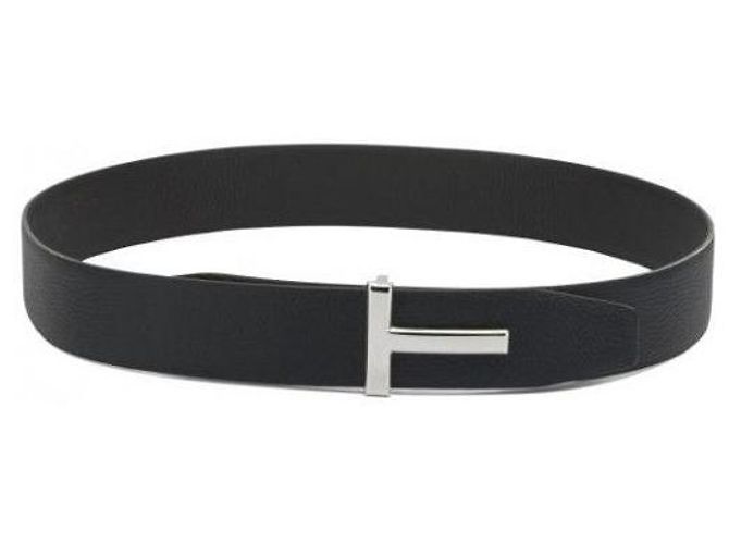 Tom Ford Cintura Icon in pelle martellata - vista 4