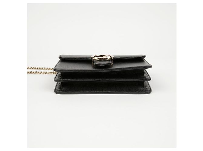Gucci Borsa a tracolla e crossbody in pelle da donna Nero - vista 6