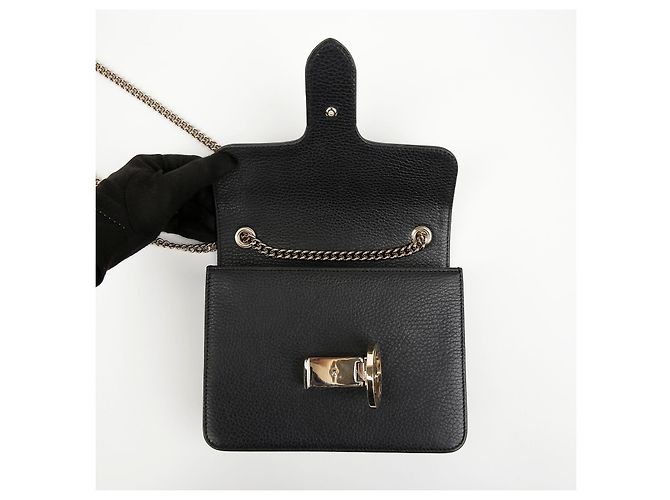 Gucci Borsa a tracolla e crossbody in pelle da donna Nero - vista 8