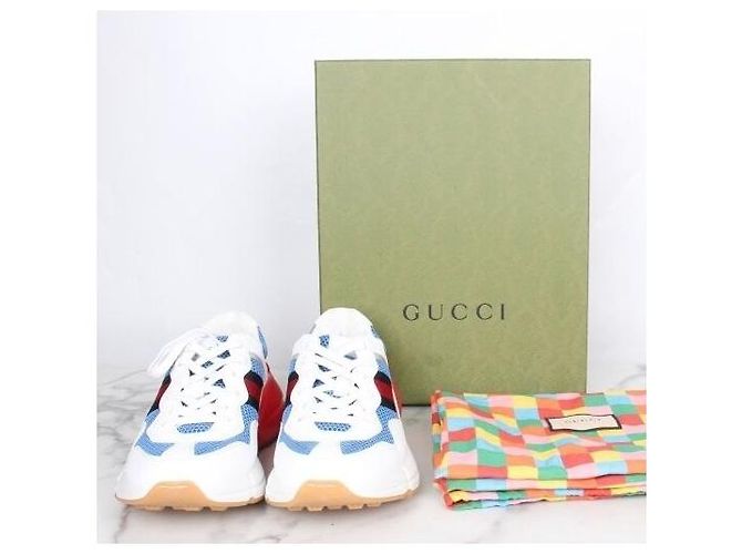 Gucci Sneakers Mesh Web Laiton - vista 2