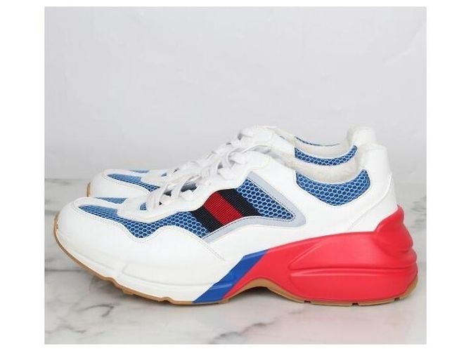 Gucci Sneakers Mesh Web Laiton - vista 4