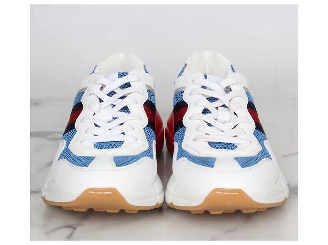 Gucci Sneakers Mesh Web Laiton - vista 5