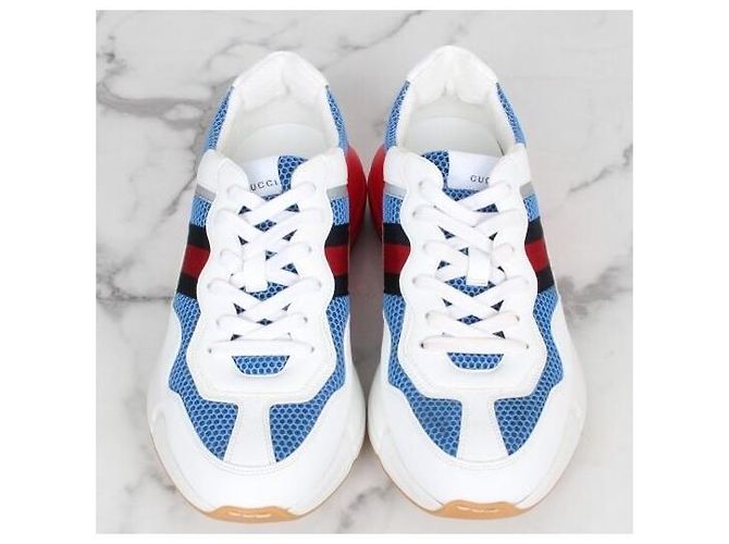 Gucci Sneakers Mesh Web Laiton - vista 6