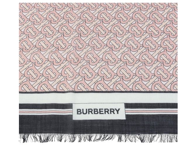 Burberry Sciarpa in seta e lana floreale - vista 2