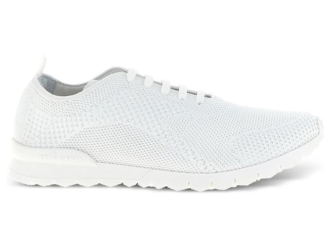 Sneakers Kiton Knit Fit Bianche - vista 2
