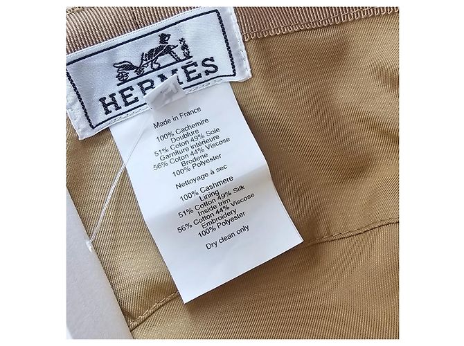 Hermès Dechaine Bucket Hat aus Kaschmir - Ansicht 11