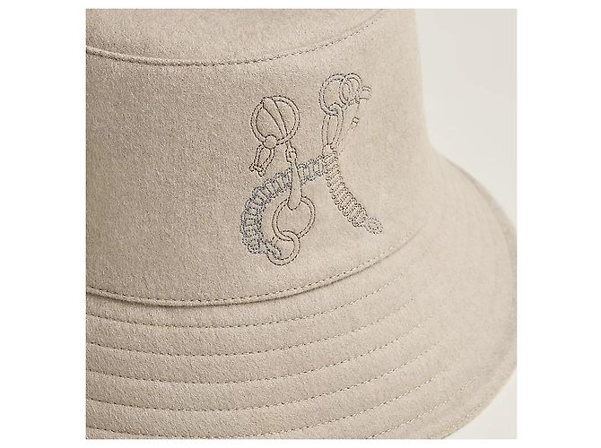 Hermès Dechaine Bucket Hat aus Kaschmir - Ansicht 3