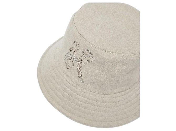 Hermès Dechaine Bucket Hat aus Kaschmir - Ansicht 9