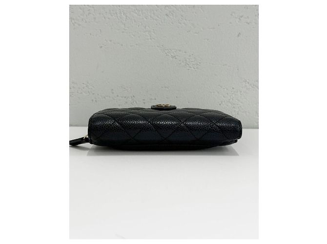 Chanel Caviar Small Wallet Serie mit Goldrand - Ansicht 6