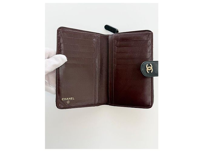 Chanel Caviar Small Wallet Serie mit Goldrand - Ansicht 7