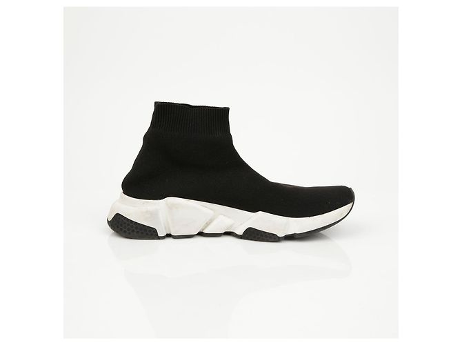 Balenciaga Sneakers Speedrunner Black White - vista 12