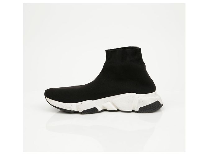 Balenciaga Sneakers Speedrunner Black White - vista 13
