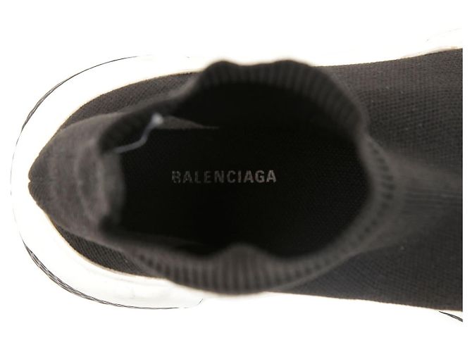 Balenciaga Sneakers Speedrunner Black White - vista 17