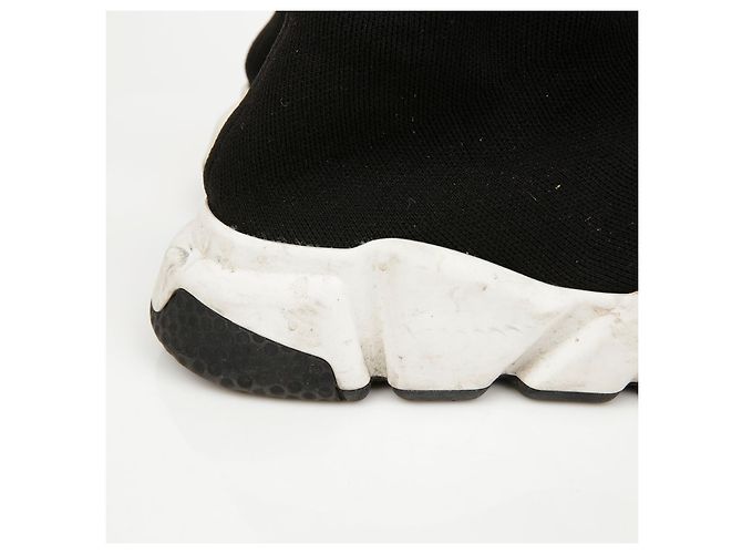 Balenciaga Sneakers Speedrunner Black White - vista 3