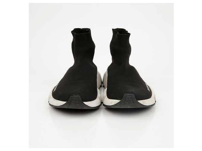 Balenciaga Sneakers Speedrunner Black White - vista 5
