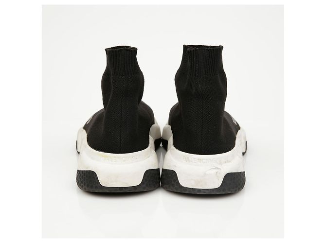 Balenciaga Sneakers Speedrunner Black White - vista 9