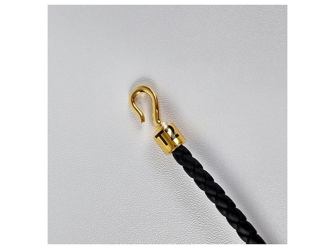 Hermès Bracciale Roulis Double Tour da donna in pelle Gold Noir - vista 8