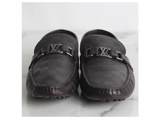 Louis Vuitton Mocassini da guida Damier - vista 3