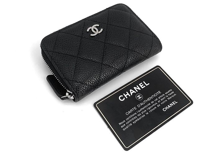 Chanel Caviar Gold Zipper Kartenhalter - Ansicht 7