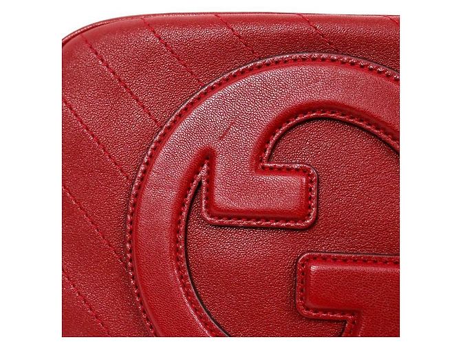 Gucci Borsa a tracolla Camera Blondie rossa - vista 9