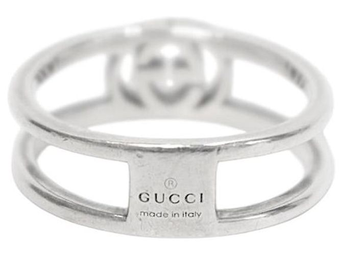 Gucci Anello intrecciato in argento - vista 3