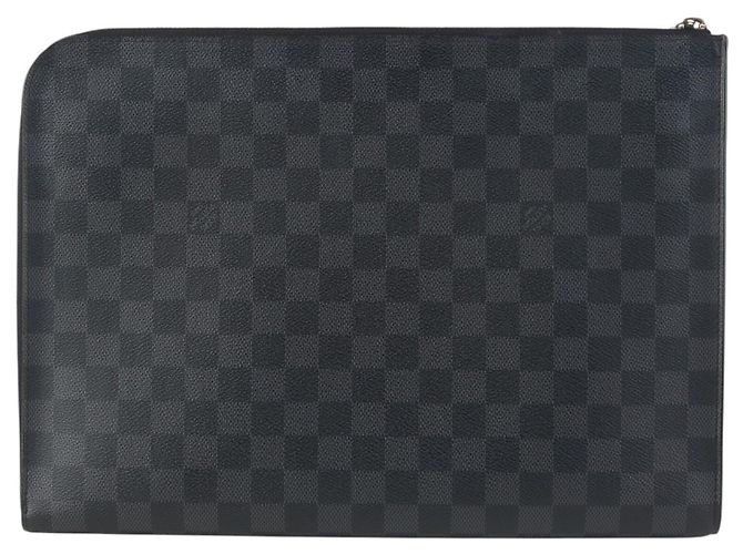 Louis Vuitton Borsa a Clutch Damier Graphite Jour GM - vista 3