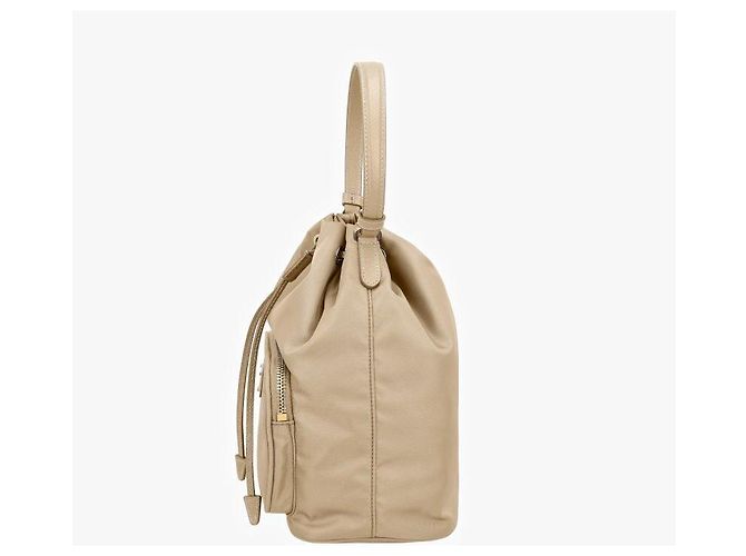 Prada Pouch Bucket Duet in nylon con logo triangolare - vista 7