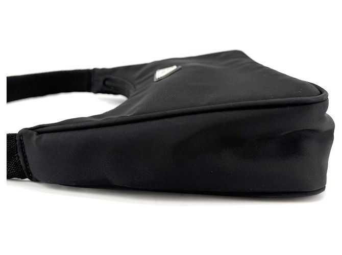 Borsa hobo Prada in nylon nera 1NE515 - vista 5
