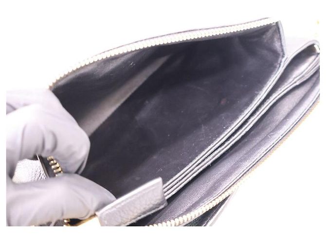 Prada Borsa a tracolla in pelle con logo triangolare dorato - vista 13