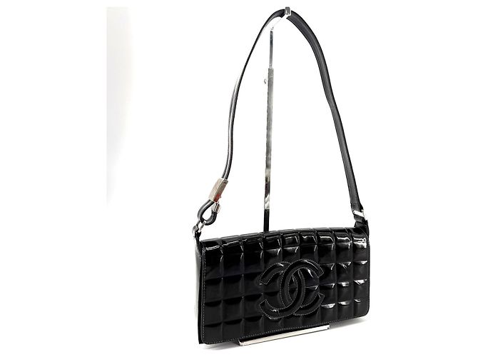 Chanel Borsa a tracolla Patent Chocolate Bar - vista 2