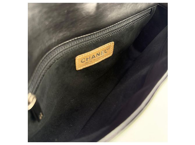 Chanel Borsa a tracolla Patent Chocolate Bar - vista 9